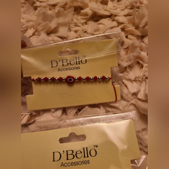 Two brand NWT D'Bello Accessories bracelets - Evil Eye Protection 🧿 Love ❤️ - Picture 4 of 9
